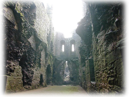 The ruins at Middleham